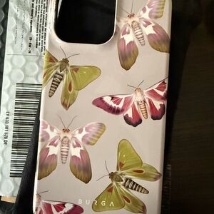 Light Beige Butterfly Pattern Cell Phone Case